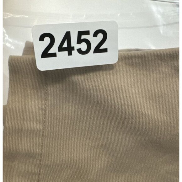 St.‎ Johns Bay Shorts Mens 36 Khaki Double Pleat Cotton Twill Casual 8" NWT read - Picture 7 of 7